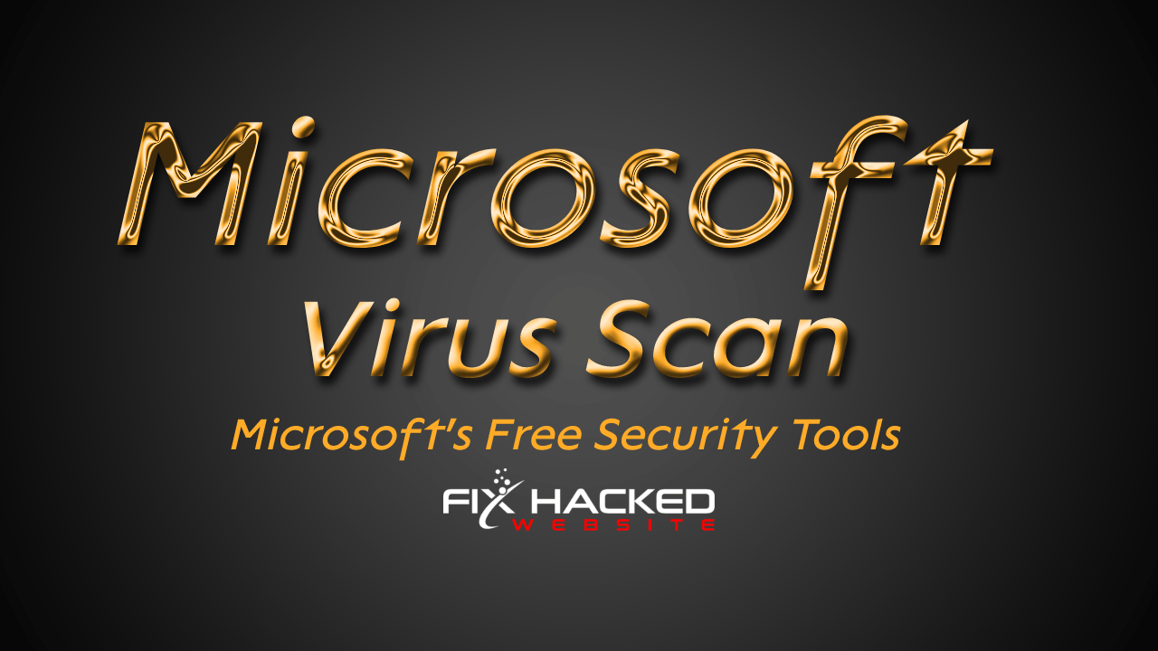 Microsoft Virus Scan