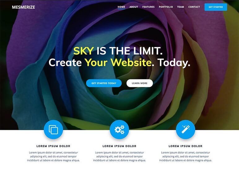 Mesmerize - Best Free WordPress Themes For Business