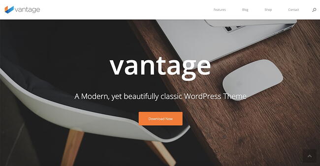 free responsive wordpress theme Vantage